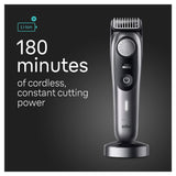 13-in-1 Men's Grooming Kit with Beard Trimmer, Hair Clipper, and Body Groomer