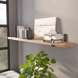 60 Inch Floating Wall Shelf, 9.25" Deep Wall Mounted Storage Shelf for Living Room, Bedroom and Home Decor