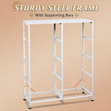 Tall Fabric Dresser with 8 Drawers, Bedroom Storage Chest and Clothing Organizer for Home and Closet