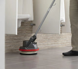 Commercial Orbiter Hard Floor Cleaner Machine, Multi-Purpose Floor Cleaning, Random Orbital Drive, Wide Cleaning Path, 50-Foot Long Cord, ORB550MC, Gray/Red-Oreck