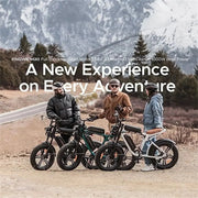 View 1000W Electric Bike for Adults, Retro-Style, 28mph, 94 Miles Range, 20���ワ拷���ゆ��x4.0���ワ拷���ゆ�� Fat Tires, Full Suspension, UL Certified image 2