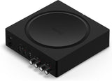 Versatile Black Audio Amplifier for All Entertainment