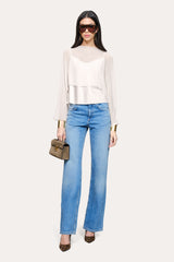 Sienna Silk Overlay Blouse