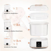 View Premium 3-In-1 Baby Bottle Steam Sterilizer And Dryer With LED Monitor image 4