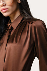 Silk Tie Button Down