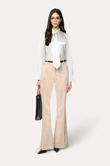 Silk Tie Button Down