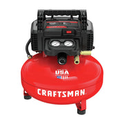 View Craftsman 6 Gallon Pancake Air Compressor, Oil-Free, 150 PSI, Portable with Accessory Kit image 2