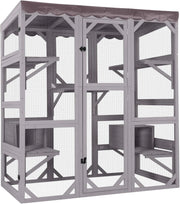 View Catio Outdoor Cat Enclosure - Large Walk-In Kitty Cage image 1
