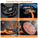 1000W Drywall Sander, Electric Wall and Ceiling Sanding Tool for Popcorn Texture Removal