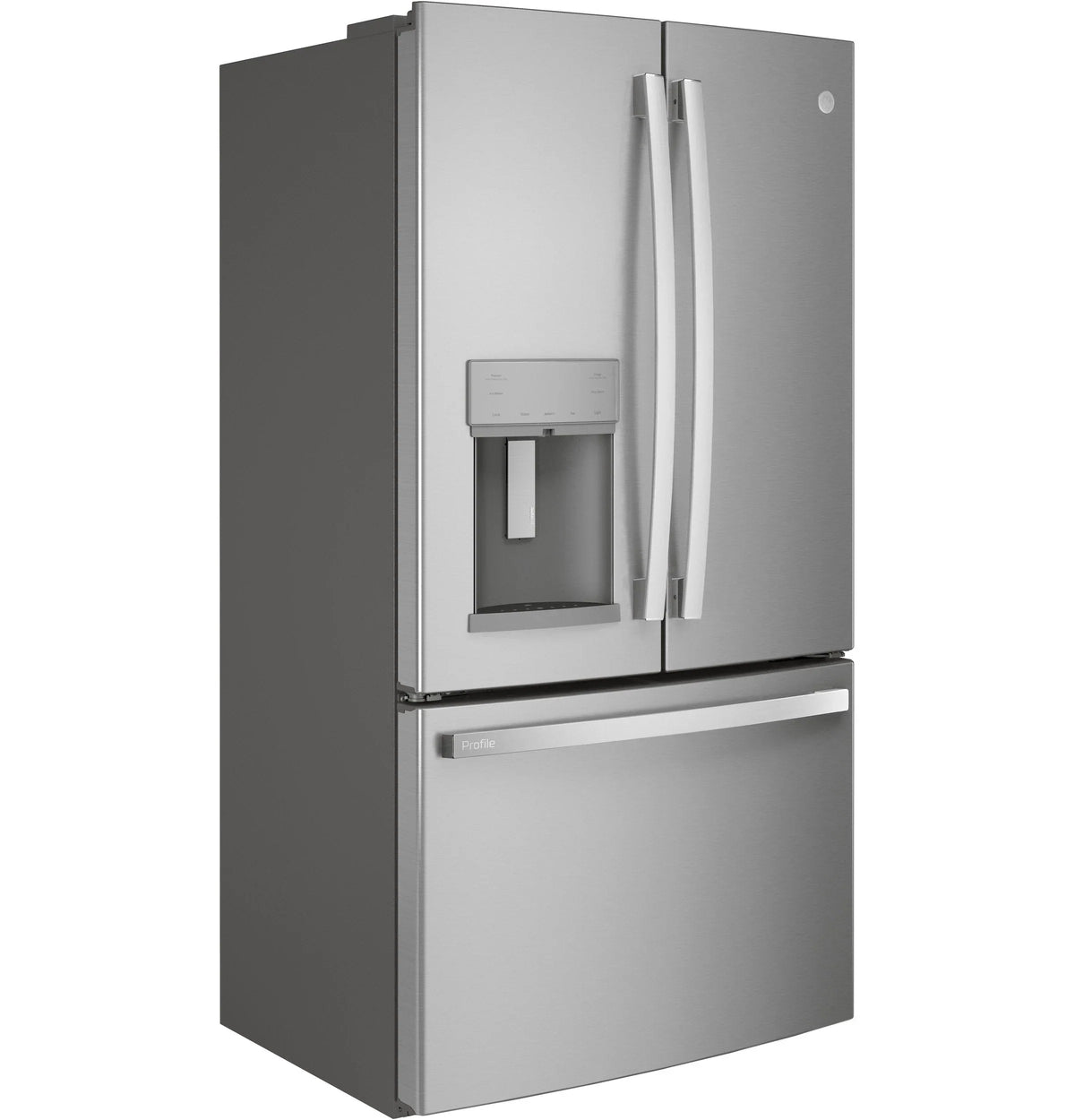 2025 Refrigerador French Door GE Profile Series ENERGY STAR de 27.7 pies cúbicos, resistente a huellas dactilares, con llenado automático manos libres