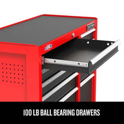 View 2000 Series 26-in W x 36.5-in H 5-Drawer Steel Rolling Tool Cabinet (Red) image 6