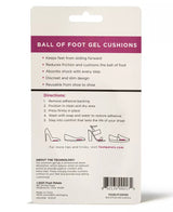 Gel Ball of Foot Cushions, Soft Shoe Inserts for Forefoot Support, Pressure Relief and Everyday Comfort