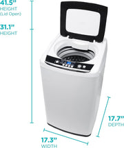 View BLACK+DECKER 0.9 Cu. Ft. Portable Washing Machine - 5 Wash Cycles image 2