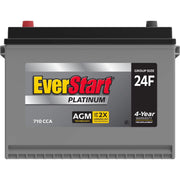 View EverStart Platinum AGM Automotive Battery, Group Size 24F 12 Volt, 750 CCA - MadeInUSA image 4