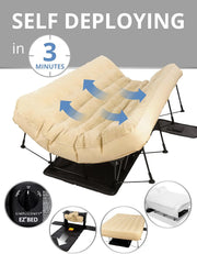 View Simpli Comfy Queen EZ Air Mattress with Frame & Pump image 2