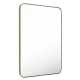 Metal Venetian Wall Mounted Mirror, Decorative Vintage Style Hanging Mirror for Living Room, Bedroom and Entryway