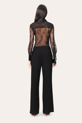 Laced Trim Blouse