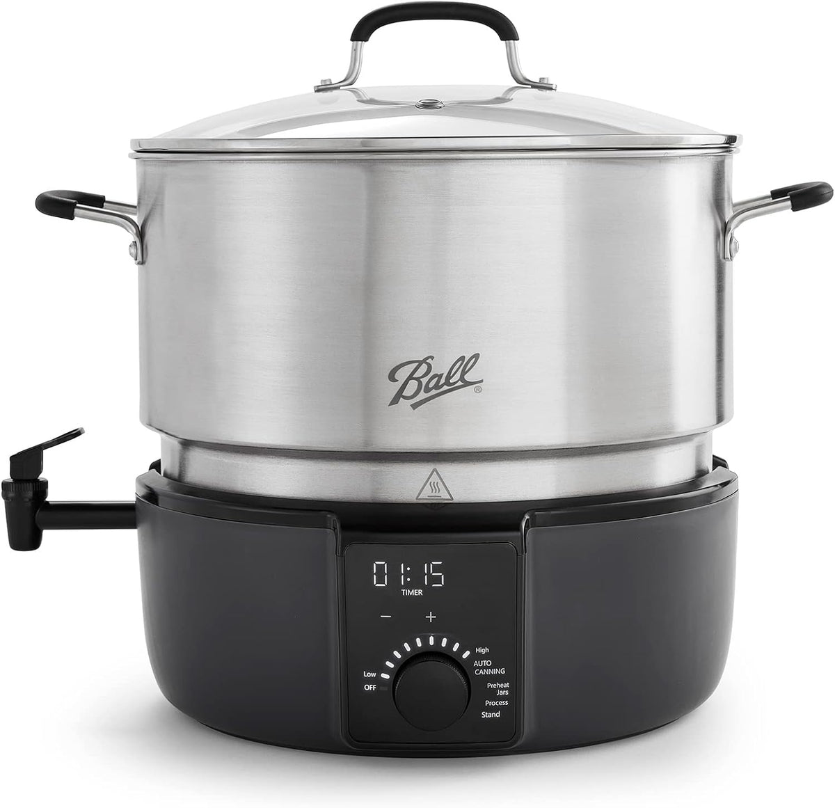 Electric Water Bath Canner, Automatic Home Canning Appliance for Jars, Fruits, Vegetables and Preserves