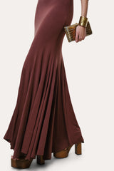 Olympia Off-Shoulder Flare Dress
