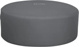 Inflatable Hot Tub Spa (71" x 26") | Portable Hot Tub with 2 Covers (1 Energy-Efficient Thermal Cover and 1 Standard Cover) | Fits Up to 2-4 Persons | Black