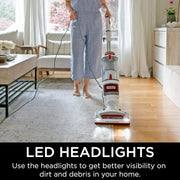 View Shark NV501 Rotator Professional Lift-Away Upright Vacuum with HEPA Filter, Swivel Steering, LED Headlights, Wide Upholstery Tool, Dusting Brush & Crevice Tool, White/Red, 12, 18, 14. image 3