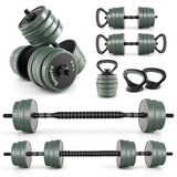92 LBS Adjustable Dumbbell Set, Free Weight Set with Connector