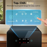 View Clear Ice Ball Maker 2" 4 Spheres 144/Day LCD Self-Cleaning image 4