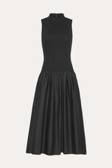 Esme Cotton Poplin Ribbed Dress