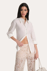 Mari Cotton Poplin Button Down