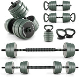 92 LBS Adjustable Dumbbell Set, Free Weight Set with Connector