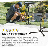 Adjustable Height Baseball Swing Trainer, Batting Practice Training Equipment for Hitting and Swing Skills