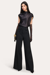 Diane Silk Draped Blouse