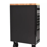 View Heavy Duty 61 in. W x 23 in. D 15-Drawer Mobile Workbench with Solid Wood Top image 4