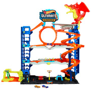 View Hot Wheels City Ultimate Garage Playset with 2 Die-Cast Cars, Storage for 50+ Cars Child Age 4-8 image 1