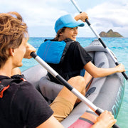 View 2025 Intex Dakota K2 Kayak inflable de vinilo para 2 personas, con remos y bomba – Caja abierta image 2