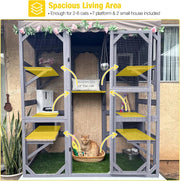 View Catio Outdoor Cat Enclosure - Large Walk-In Kitty Cage image 5