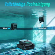 View (2026 Neu) PC10 Poolroboter, Poolsauger Akku Kabelloser, Poolroboter Boden und Wand, Wasserlinie, 18927 LPH, Intelligenten Navigation, Wandklettern, image 2
