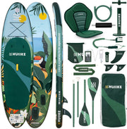 View HUIIKE Tabla Paddle Surf Hinchable con Accesorios Incluidos, Remo, Quillas, Inflador. Stand Up Paddle Board Gran Estabilidad y Resistencia. 305 x 84 x image 1