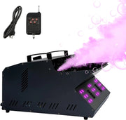 View TC-Home 3 IN 1 Stage Fog Bubble Machine with 18 RGB LED light DMX Stage Lighting Fogger Effect w/ 2 Bubble Fans image 1
