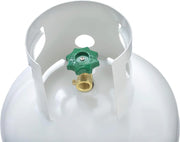 View Steel Propane Tank Cylinder with POL Valve and Collar, Great for Mixed Heating Systems, Home fireplaces, Dryers and Grills-Flame King image 3