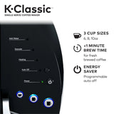 Single-Serve Coffee Maker for Coffee Pods, Black