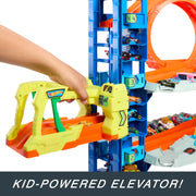 View Hot Wheels City Ultimate Garage Playset with 2 Die-Cast Cars, Storage for 50+ Cars Child Age 4-8 image 4