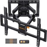 Full Motion TV Wall Mount for 42-85 Inch TVs, Adjustable Swivel Tilt Bracket for Flat Screen Televisions