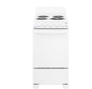 View 20 in. 4 Burner Element Free-Standing Electric Range in White image 1