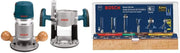 View BOSCH 1617EVSPK Wood 12 Amp Router Tool Combo Kit - 2.25 Horsepower Plunge Router & Fixed Base with a Variable Speed image 6