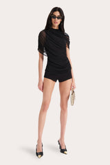 Gaia Draped Mesh Top