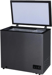 View Frigidaire 7 Cu. Ft. Chest Freezer, Granita Finish, Adjustable Thermostat, Easy Defrost, Removable Basket image 3