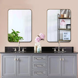 Metal Venetian Wall Mounted Mirror, Decorative Vintage Style Hanging Mirror for Living Room, Bedroom and Entryway