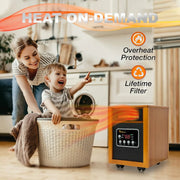 View Dr Infrared Heater Portable Space Heater, Original, 1500-Watt, Cherry (Pack of 1) image 4
