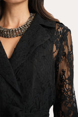 Alix Lace Trench Coat